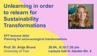 Unlearning in order to relearn for Sustainability Transformations