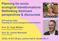 Planning for socio-ecological transformations – Rethinking dominant perspectives & discourses
